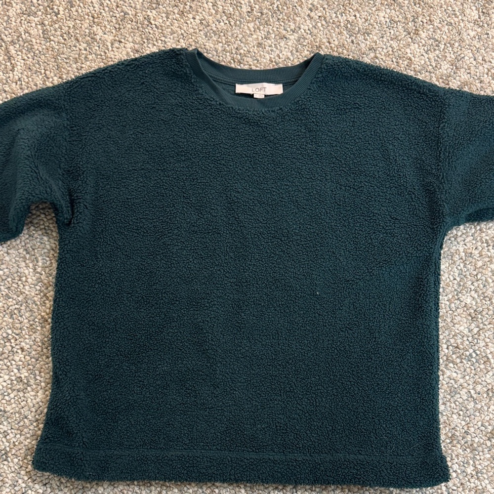 LOFT Dark Green Long Sleeve Top